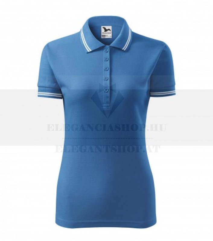 Polohemd Damen - Azureblau Bluse, T-Shirt